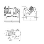 Αλλαντομηχανή Λεπίδα 385mm GALILEO 385 EVO AUT TOP SRM-GALILEO 385 EVO AUT TOP